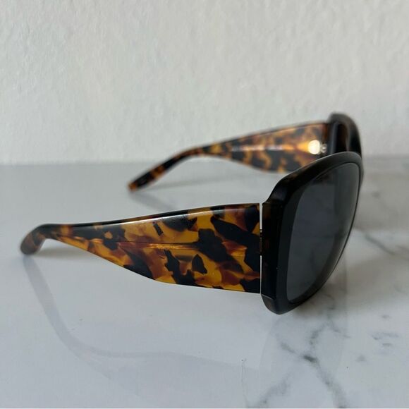 Barton Perreira Vreeland Oversized Sunglasses Leopard Print 55mm Frames Only